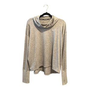 Nike Women’s Heather Gray Cowl Neck Lightweight Pullover